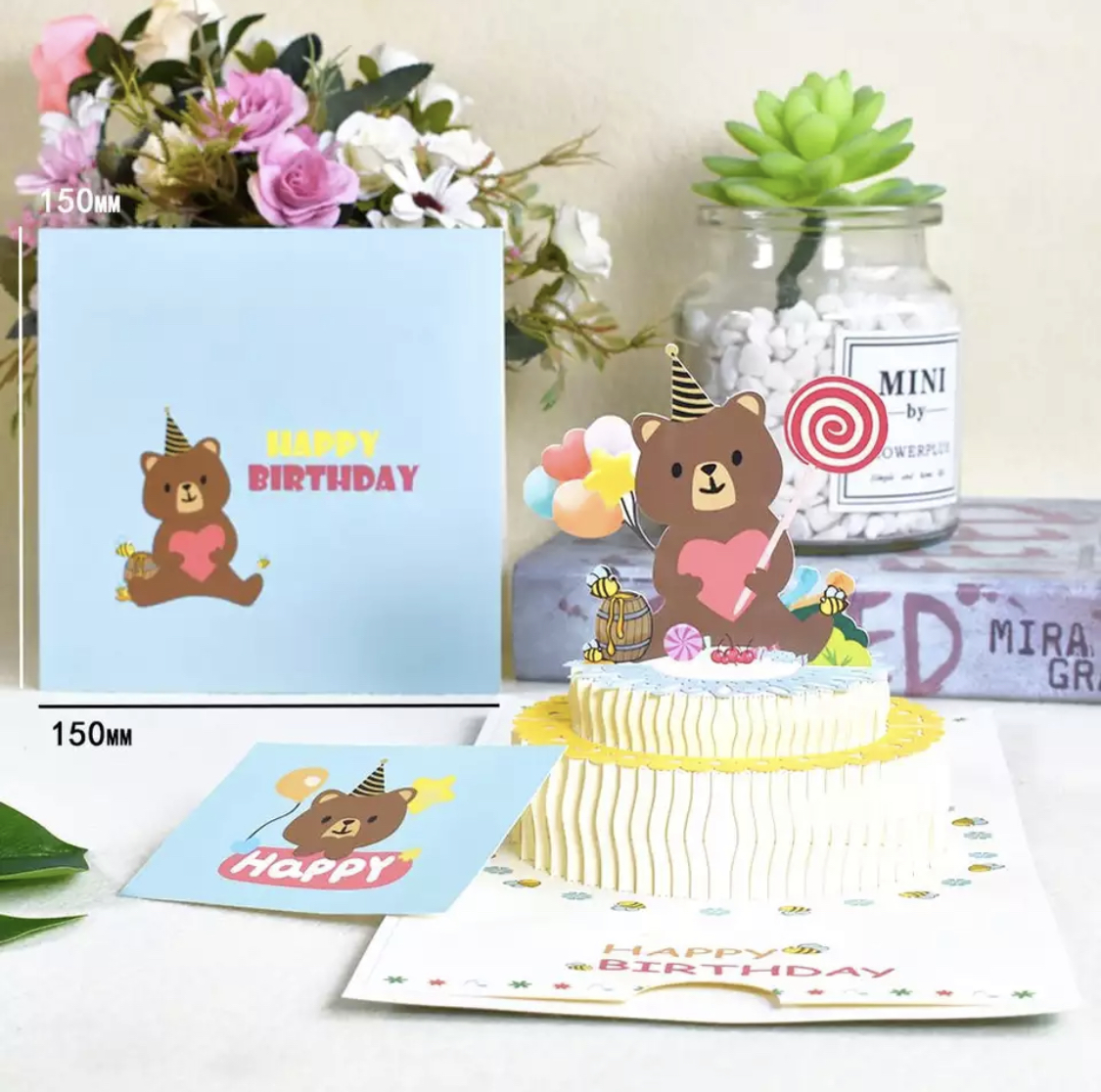 Code: #B5 POPin Birthday Cake and Bear